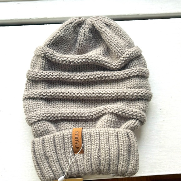 Furtalk winter knit hat NWT - Picture 2 of 9